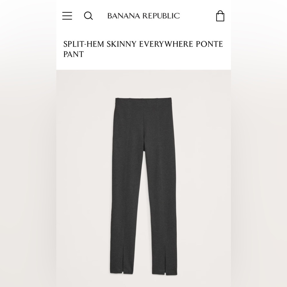 Banana Republic Split-Hem Pants